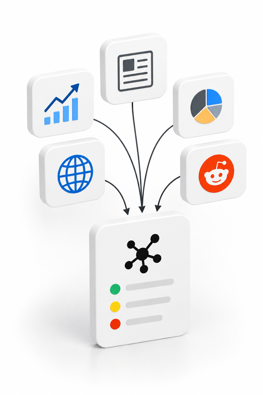 Charts, news, allocation, global markets and social commentary brought into one connected view